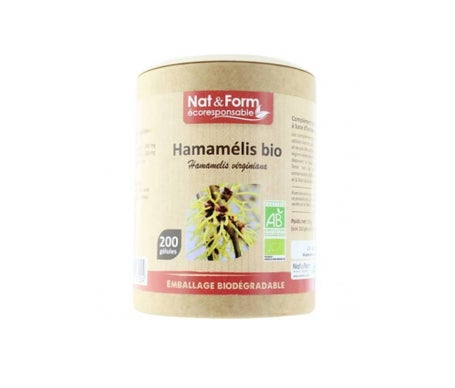 Nat&Form Eco Hamamélis Bio 200 Gélules