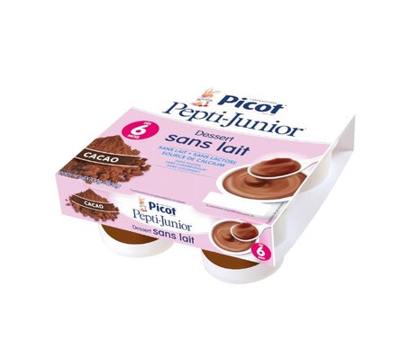 Picot Pepti-Junior Dessert Sans Lait Cacao 4x100g