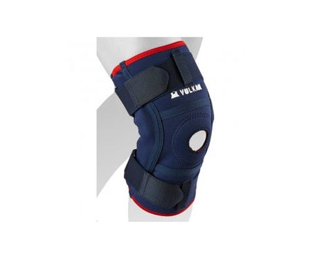 Genouillère Vulkan renforcement latéral classique bleu T-S