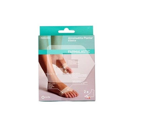 Semelle plantaire élastique Farmalastic T-medium 2uds