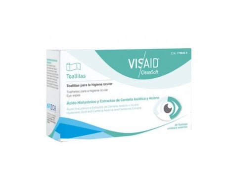 Visaid Lingettes Yeux Demodex 20uts