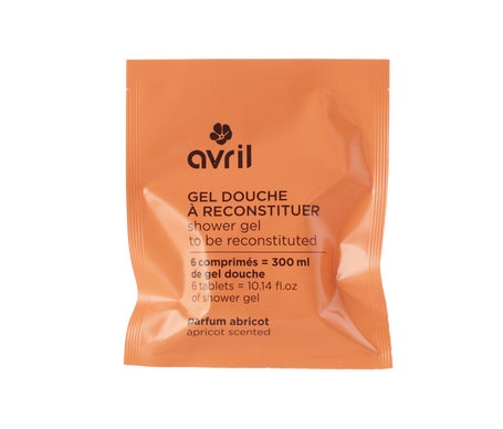 Avril Gel Douche À Reconstituer Parfum Abricot 6 Comprimés