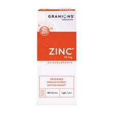 Granions Zinc 15mg 60 Gélules