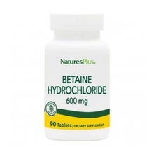 Nature's Plus Betaine HCL 600mcg 90cg 90comp