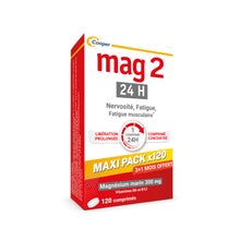 Mag 2 24H Magnésium Marin 120 Comprimés