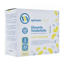 Optimum Glycérine Swabsticks Saveur Citron 25 Sachets 3 Bâtonnets
