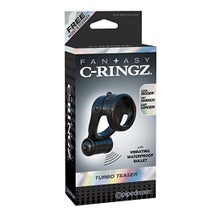 Fantasy C-Ringz Turbo Teazer anneau vibrant noir 1pc