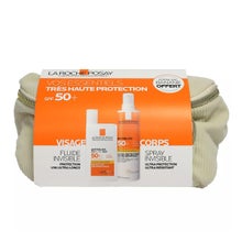 La Roche Posay Kit Spf50 Anthelios Visage Fluide + Spray + Sac