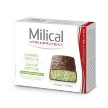Milical Nutrition Barres Minceur Chocolat Pistache 6uts