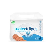 WaterWipes Lingettes Bébé 99,9% 4x60uds