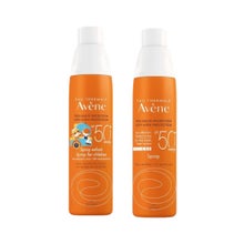 Avène Pack Spray Solaire SPF50+ Peaux Sensibles 200ml + Spray Enfant SPF50+ 200ml