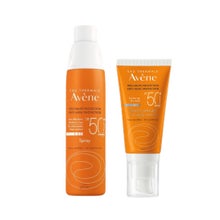 Avène Pack Solaire  Anti-Âge SPF50+ 50ml + Spray Solaire SPF50+ Peaux Sensibles 200ml