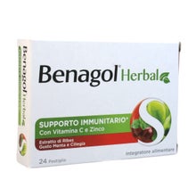 Reckitt Benckiser Benagol Herbal Menthe etCerise 24 Pastilles