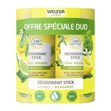 Weleda Déodorant Stick 24H Citrus Bergamot 2x50g