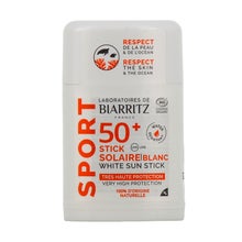 Laboratoires De Biarritz Sport Stick Solaire SPF50+ Blanc 12g