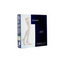 Sigvaris AT2 Anti-Thrombose Chaussettes Médical Compression Blanc Normal T2 1unité