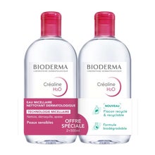 Bioderma Créaline H2O Eau Micellaire Démaquillante 2x500ml