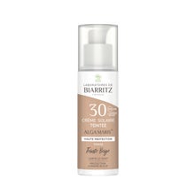 Les Laboratoires de Biarritz Algamaris Crème solaire visage teintée claire SPF30 certifiée bio