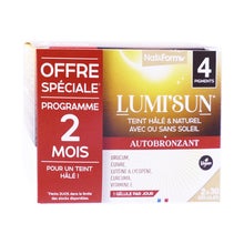 Nat&Form Pack Lumi'Sun Autobronzant 2x30 Gélules
