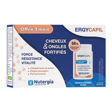 Nutergia Ergycapil Pack Cheveux et Ongles Fortifiés 3x90 Gélules