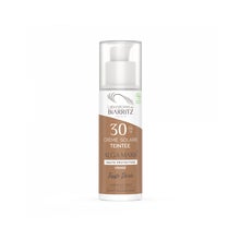 Les Laboratoires de Biarritz Algamaris Crème solaire visage teintée dorée SPF30 certifiée bio