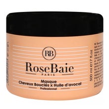 RoseBaie Masque Cheveux Bouclés x Huile d'Avocat 500ml