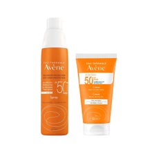 Avène Pack Spray Solaire SPF50+ Peaux Sensibles 200ml + Crème Peaux Sèches SPF50+ 50ml