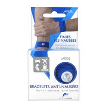 Pharmavoyage Bracelets Anti-Nausées Bleu Large