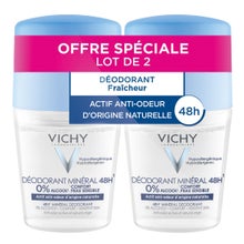 Vichy dodorant bille sans sel d'alu minral 48h lot 2x50 ml