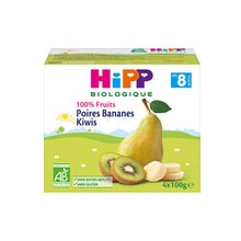 Hipp Compote Poires Bananes Kiwi 4x100g