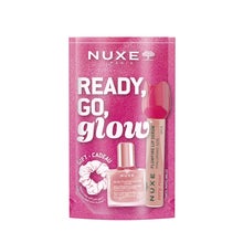Nuxe Glow On The Go Soin Lèvres Very Rose + Huile Or Florale 10ml + Chouchou