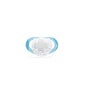 Chicco™ 4M+ tétine anatomique en caoutchouc physio bleu 1u
