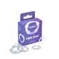 Crushious Set Anneaux Triple Bead Super Stretchy Clear 3uts