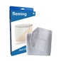 Fleming Ceinture Élastique Velcro Taille Single Blanche 2uts