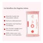 Musc Intime Lingettes Intimes Rose Mystik 30 Unités