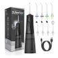 Irrigateur Dentaire Portable Aquapik UltraCare Plus 8 Embouts 5 Modes 300 ml (Noir)