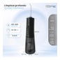 Irrigateur Dentaire Portable Aquapik UltraCare Plus 8 Embouts 5 Modes 300 ml (Noir)