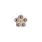 Mushie Pop It Flower Silicone Lilac Daffodil Ivory 1ud