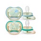 Philips Avent Ultra Air Night Chupete 0-6M Verde 2uds