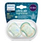 Philips Avent Ultra Air Night Chupete 0-6M Verde 2uds