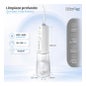 Irrigateur Dentaire Portable Aquapik UltraCare Plus 8 Embouts 5 Modes 300 ml (Blanc)