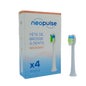 Neopulse Tête de Brosse À Dents Électrique Neosonic Blanc Souple 4 Unités