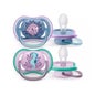 Philips Avent Ultra Air Sucette 6-18M Poisson 85/61 Girl 2uts