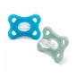 Mam Comfort Sucette Silicone 3-12 Mois Bleu/Vert 2 uts