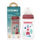 Baboo Biberon Anti-Colique Rouge Marin 3 Mois 250ml 1ut