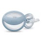 Nuk Sucettes Mommy Feel Silicone 0-9M Bleu 2 Unités