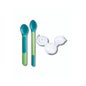 Mam Heat Sensitive Spoon & Cover Cuillère Sensible Neutre 2 uts