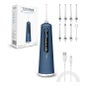 Irrigateur Dentaire ULTRA CARE Sans Fil Portable Professionnel - 8 Embouts - 4 Modes, IPX7 Bleu