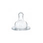 Nuby mamelon de dentition en silicone confort 3 positions 1 pc