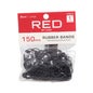 Red By Kiss Rubber Bands Black Large 150uts